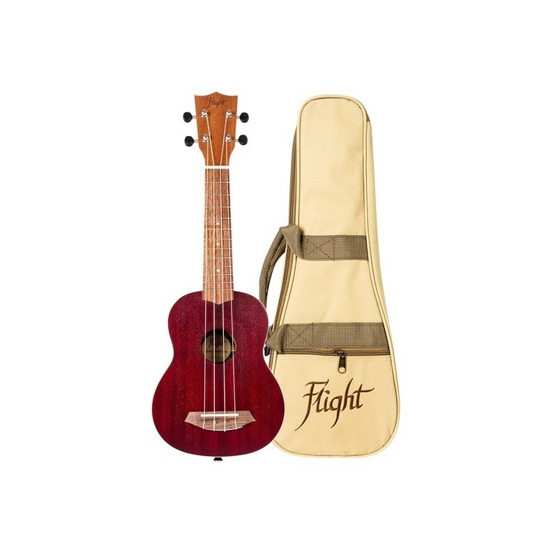 FLIGHT NUS380 Coral - ukulele sopranowe z pokrowcem
