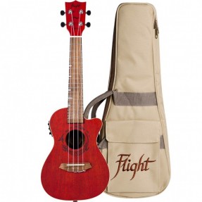 FLIGHT DUC380 CEQ Coral - ukulele e-akustyczne koncertowe
