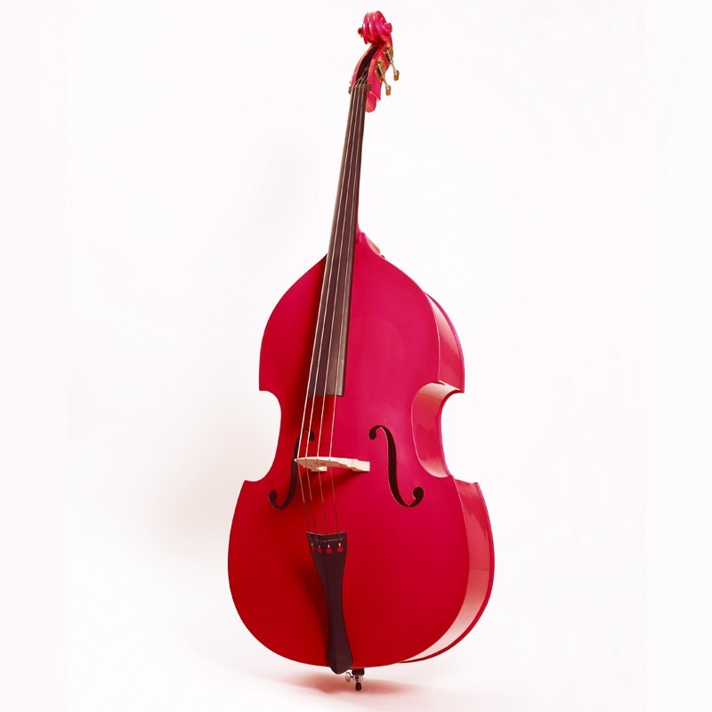 Stentor SR-1950-RDC - Kontrabas 3/4, seria "Rock a Billy", kolor czerwony