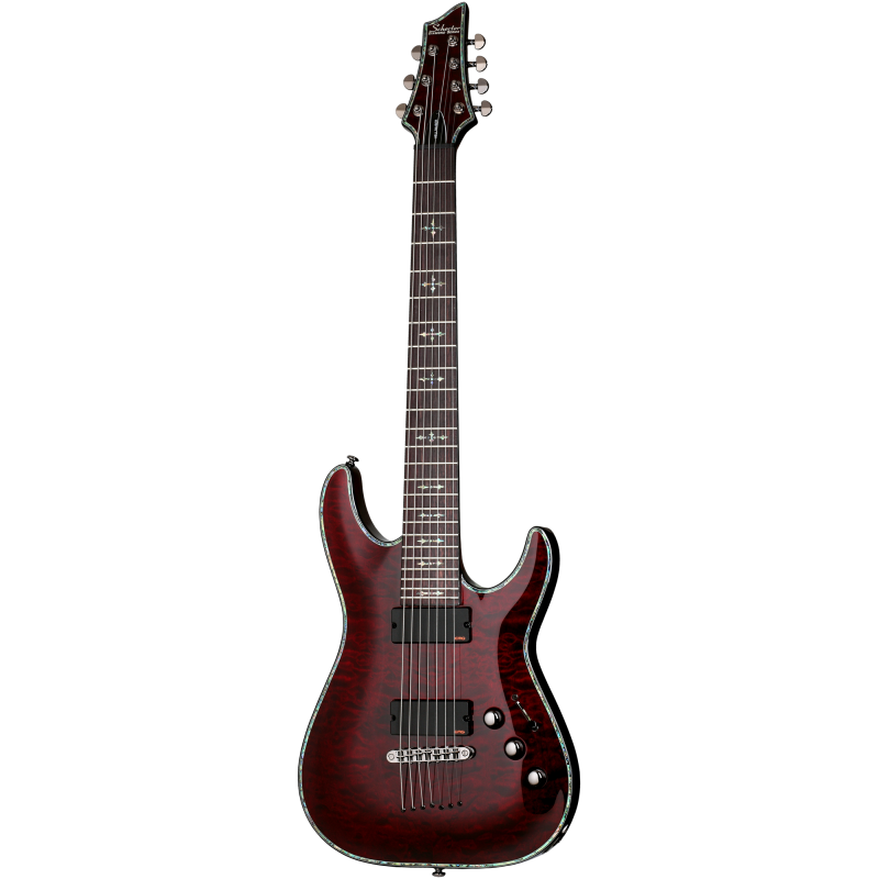 Schecter Hellraiser C-7, Black Cherry - Gitara elektryczna - 1