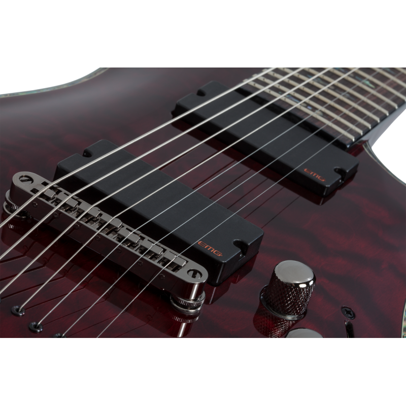 Schecter Hellraiser C-7, Black Cherry - Gitara elektryczna - 7