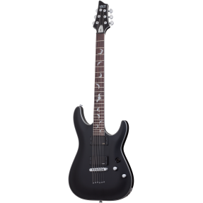 Schecter Damien Platinum-6, Satin Black - Gitara elektryczna - 1