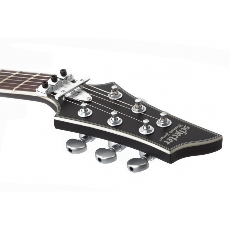 Schecter Damien Platinum-6 FR, Satin Black - Gitara elektryczna - 13