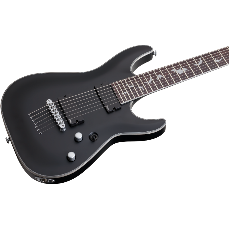 Schecter Damien Platinum-7, Satin Black - Gitara elektryczna - 2