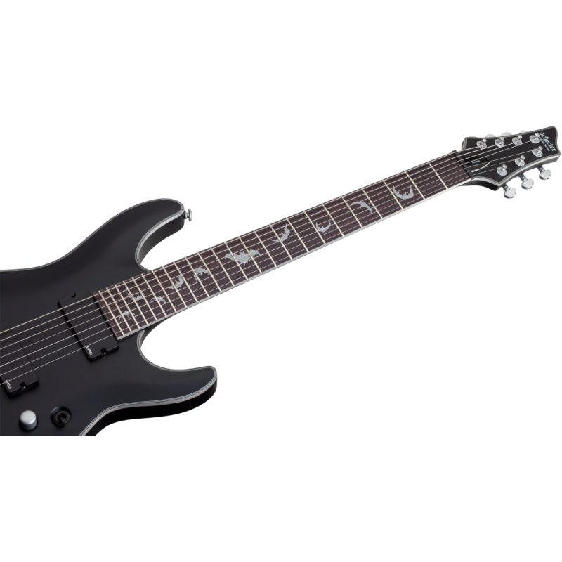Schecter Damien Platinum-7, Satin Black - Gitara elektryczna - 7