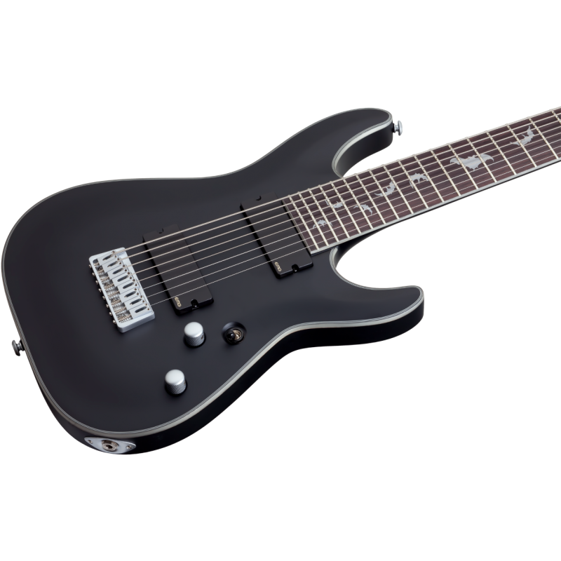 Schecter Damien Platinum-8, Satin Black - Gitara elektryczna - 2