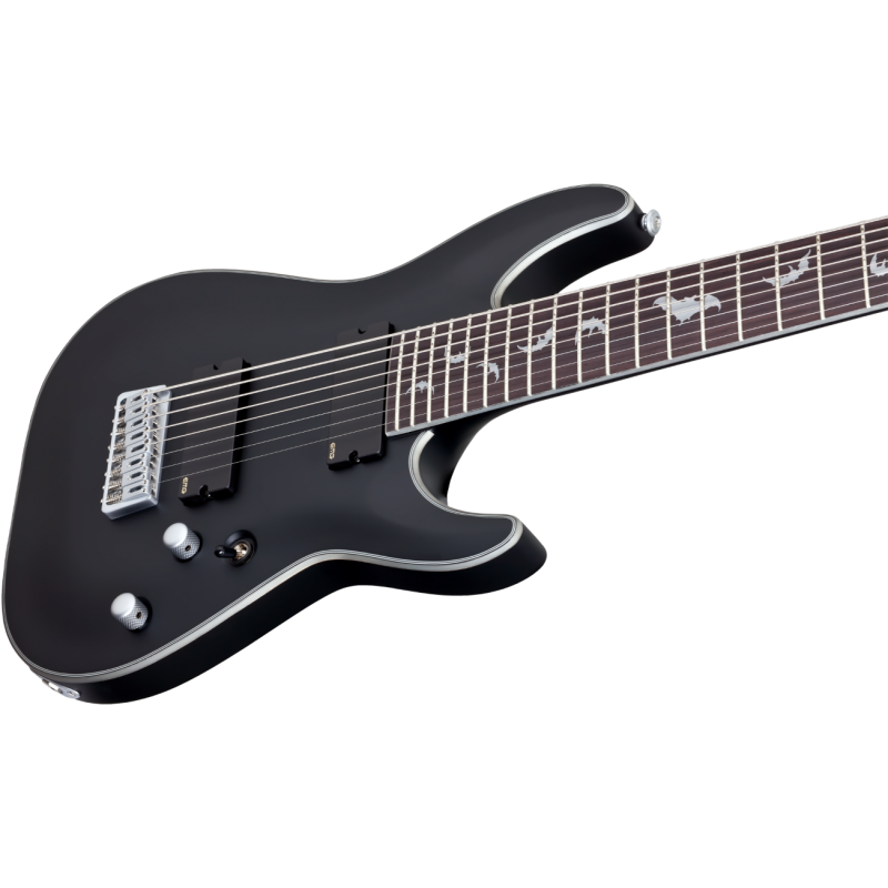 Schecter Damien Platinum-8, Satin Black - Gitara elektryczna - 3