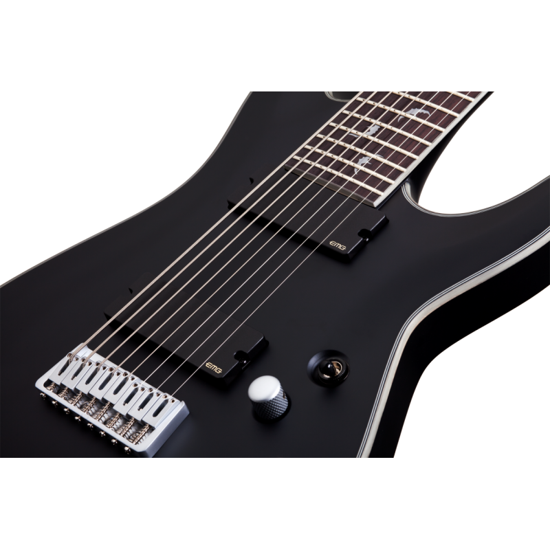 Schecter Damien Platinum-8, Satin Black - Gitara elektryczna - 4