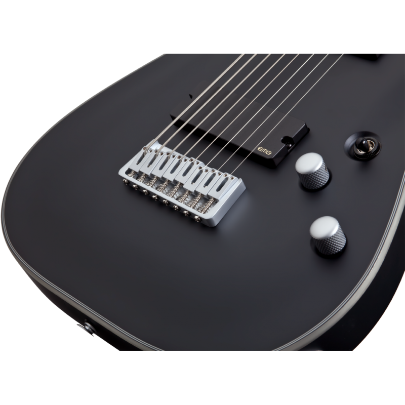 Schecter Damien Platinum-8, Satin Black - Gitara elektryczna - 6