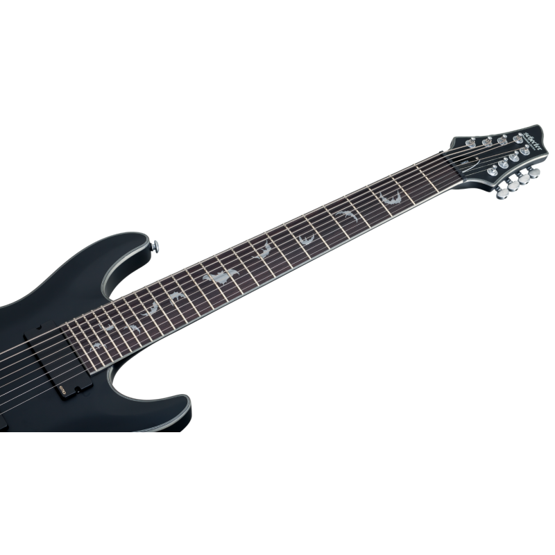 Schecter Damien Platinum-8, Satin Black - Gitara elektryczna - 7