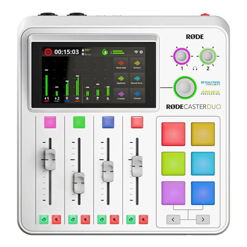 Rode RodeCaster Duo White - Studio Produkcji Podcastów, interfejs - 1