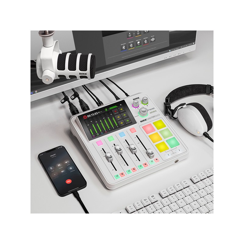 Rode RodeCaster Duo White - Studio Produkcji Podcastów, interfejs - 5