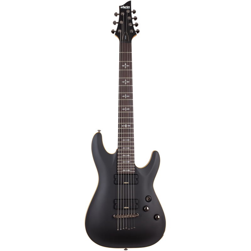 Schecter Demon 7, Aged Black Satin - Gitara elektryczna - 1