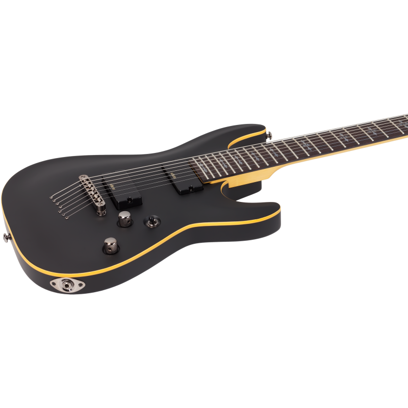 Schecter Demon 7, Aged Black Satin - Gitara elektryczna - 3