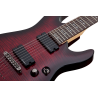 Schecter Demon 7, Crimson Red Burst - Gitara elektryczna - 4