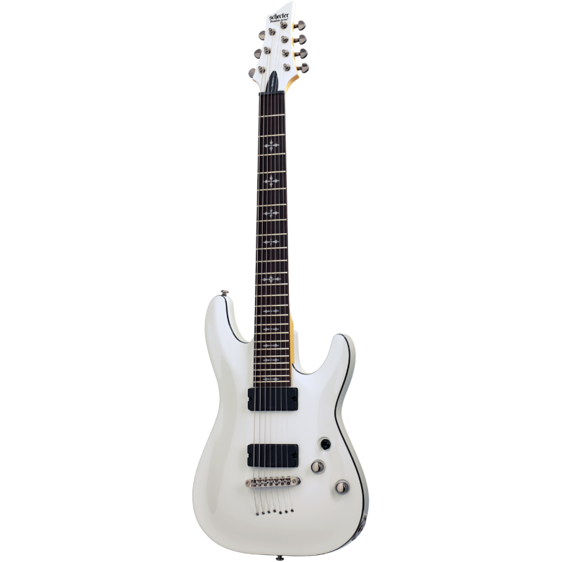 Schecter Demon 7, Vintage White - Gitara elektryczna - 1