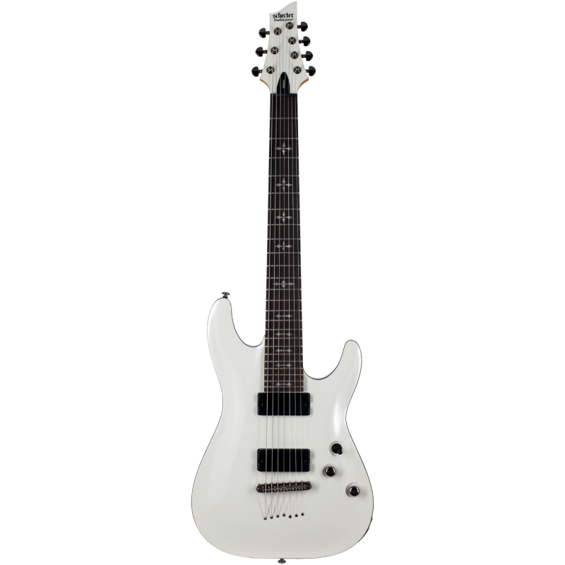 Schecter Demon 7, Vintage White - Gitara elektryczna - 3