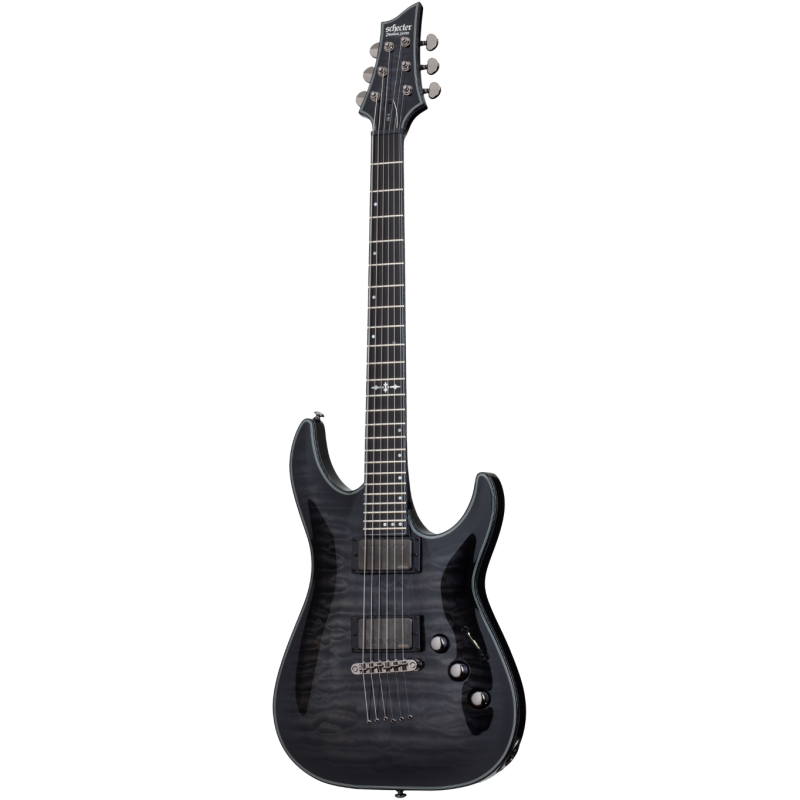 Schecter Hellraiser Hybrid C-1, Trans Black Burst - Gitara elektryczna - 2
