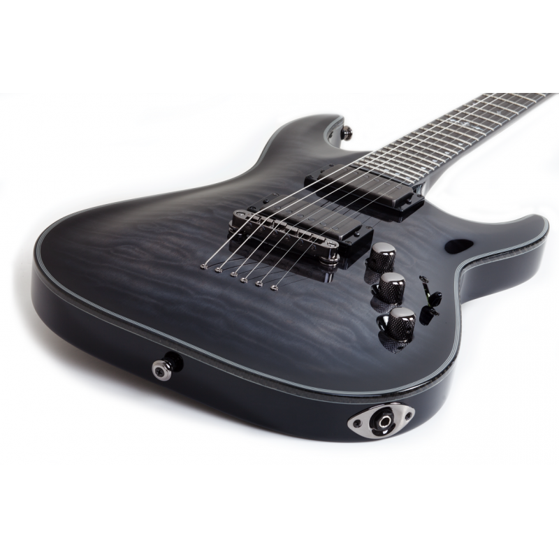Schecter Hellraiser Hybrid C-1, Trans Black Burst - Gitara elektryczna - 4