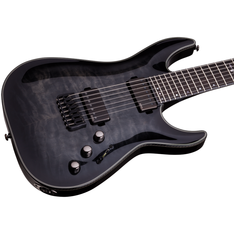 Schecter Hellraiser Hybrid C-7, Trans Black Burst - Gitara elektryczna - 3