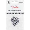 Fender 351 Celluloid Picks, Checkerboard - zestaw kostek gitarowych - 1