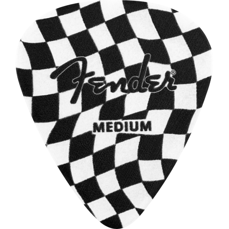 Fender 351 Celluloid Picks, Checkerboard - zestaw kostek gitarowych - 3
