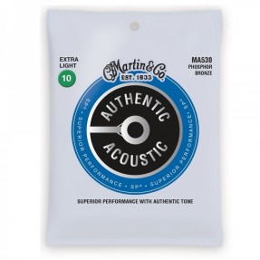 MARTIN MA-530sls10 - Struny do gitary akustycznej
