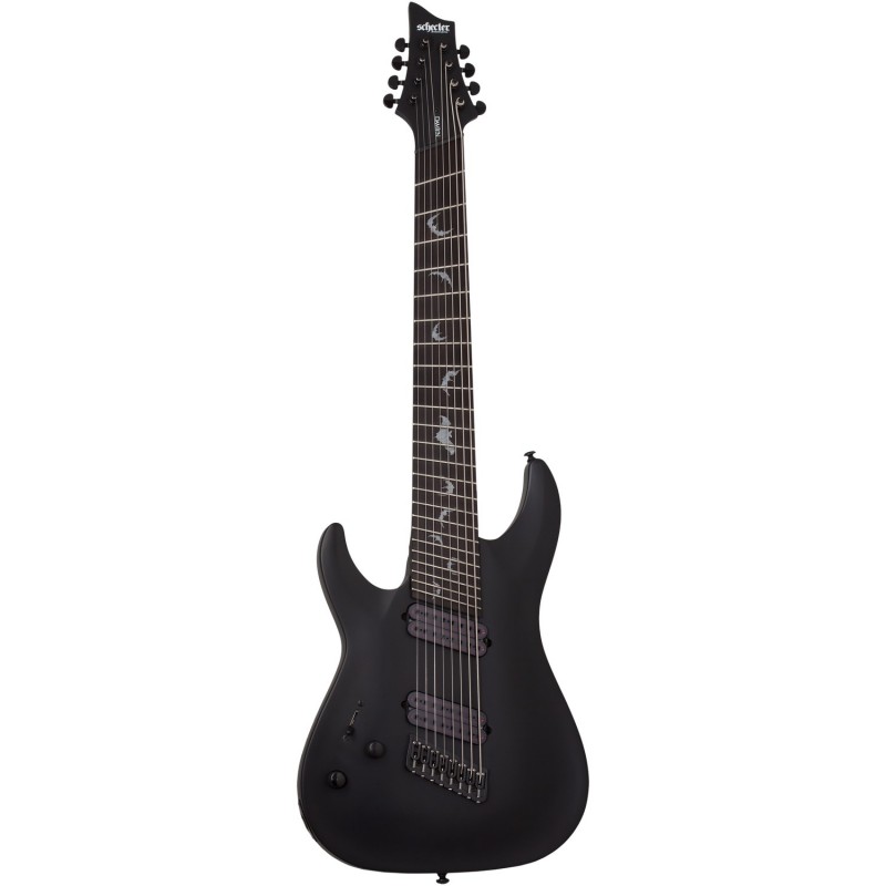 Schecter Damien-8 Multiscale, Lefthand - Gitara elektryczna
