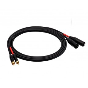 Reds AU5460 BX - kabel 2 x RCA - 2 x XLR M 6m