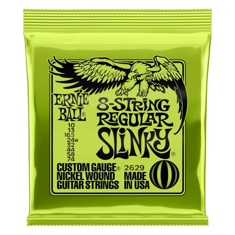 Ernie Ball EB2629 - struny do gitary elektrycznej, 8-strunowej - 1