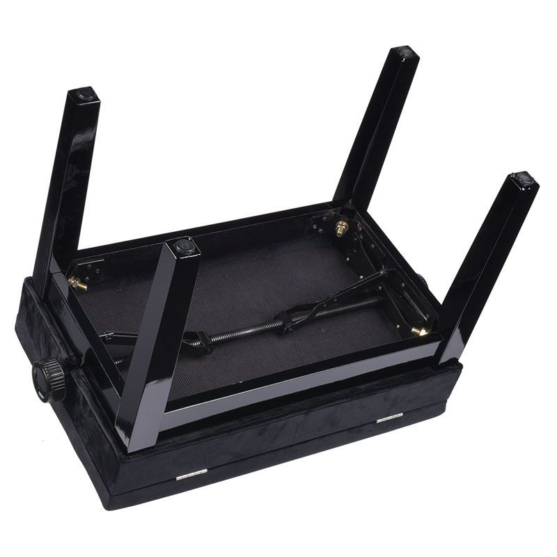 V-TONE ŁAWA 2 WL ława do pianina ze schowkiem WELUR BK - 5