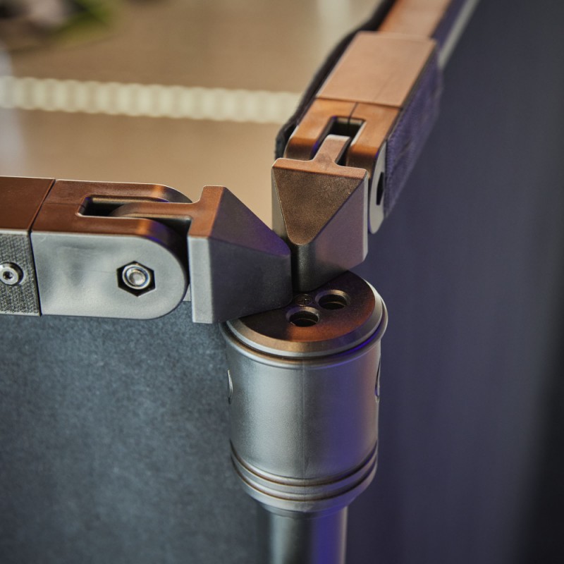 Gravity PAD SET 2 - System rurowych kurtynowych zasłon, w tym kurtyna - 16