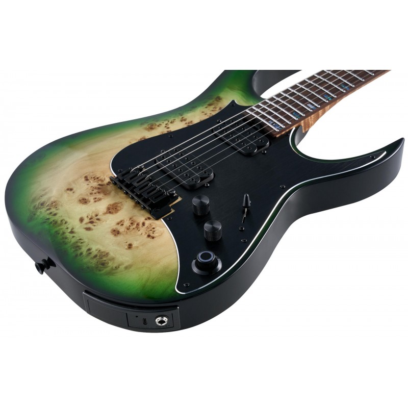 Mooer GTRS Modern 810 Intelligent Guitar (M810) Green Burst - gitara elektryczna - 4