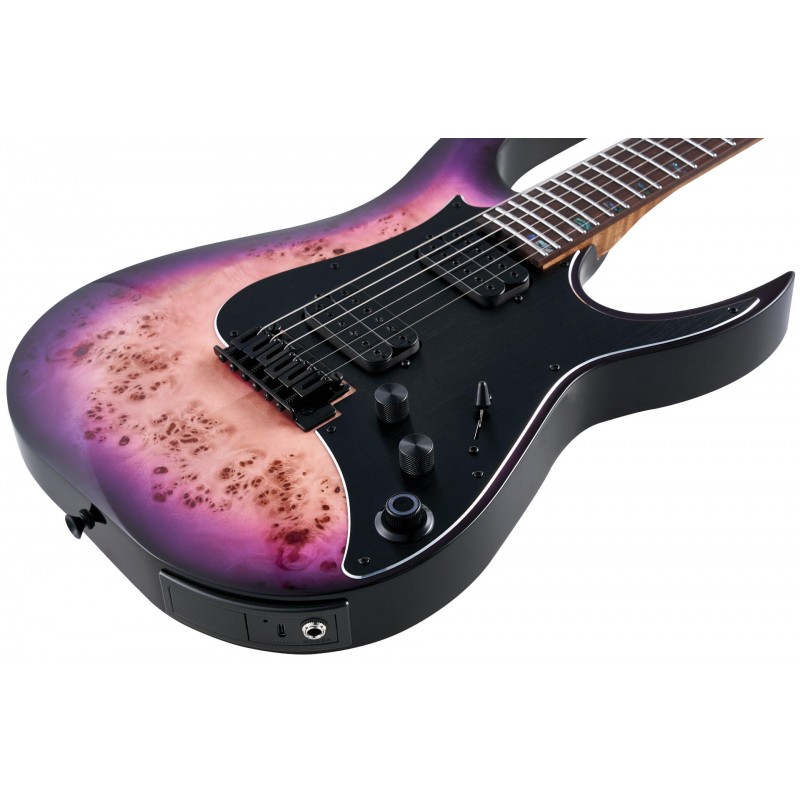 Mooer GTRS Modern 810 Intelligent Guitar (M810) Purple Burst - gitara elektryczna - 4