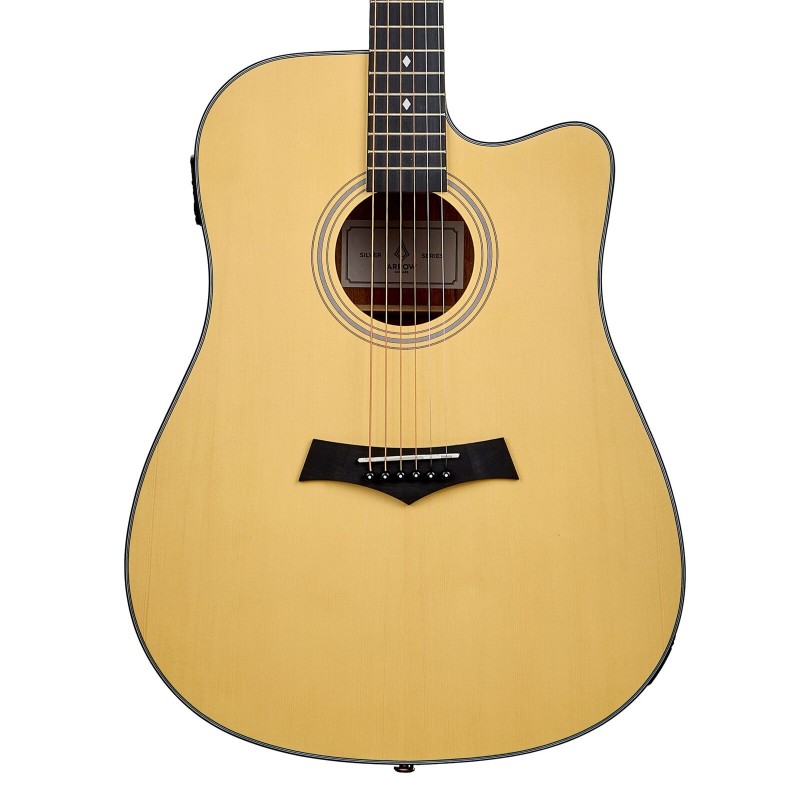 Arrow Silver D CE NT Natural - gitara elektroakustyczna - 3