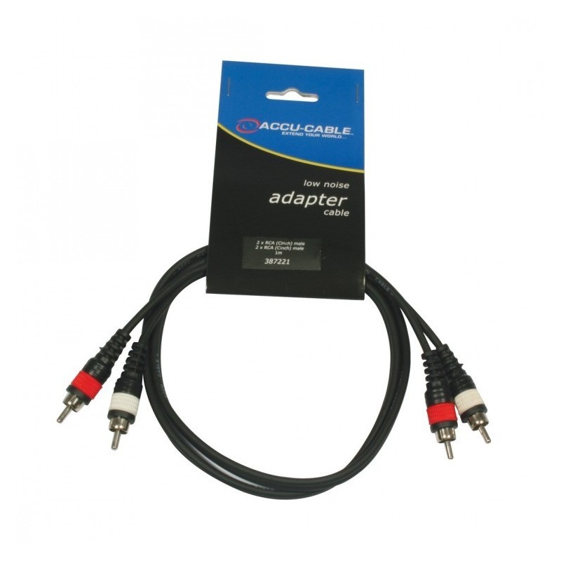 Accu Cable AC-Rsls1 RCA - Kabel RCA - RCA 1m