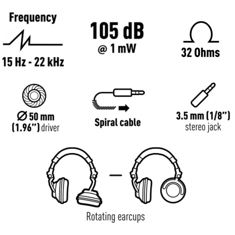Hercules DJ HDP DJ60 - Słuchawki DJ