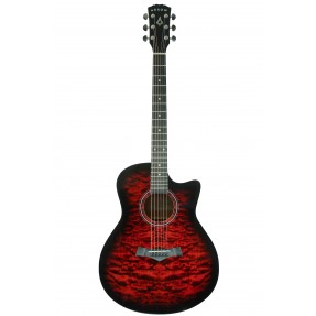 Arrow Tiger Series Red - gitara akustyczna - 1