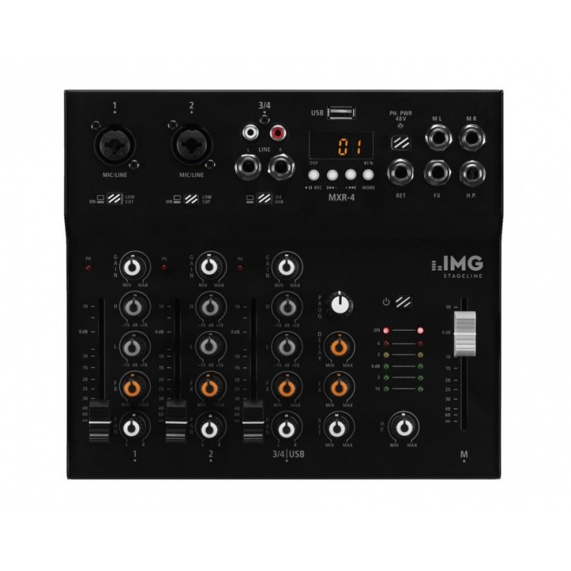 IMG STAGE LINE MXR-4 - mikser audio