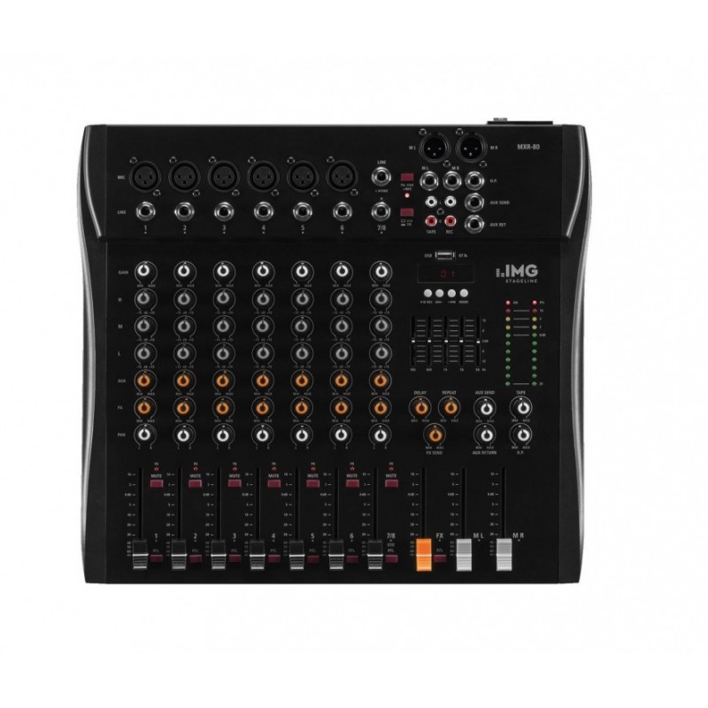 IMG STAGE LINE MXR-80 - mikser audio