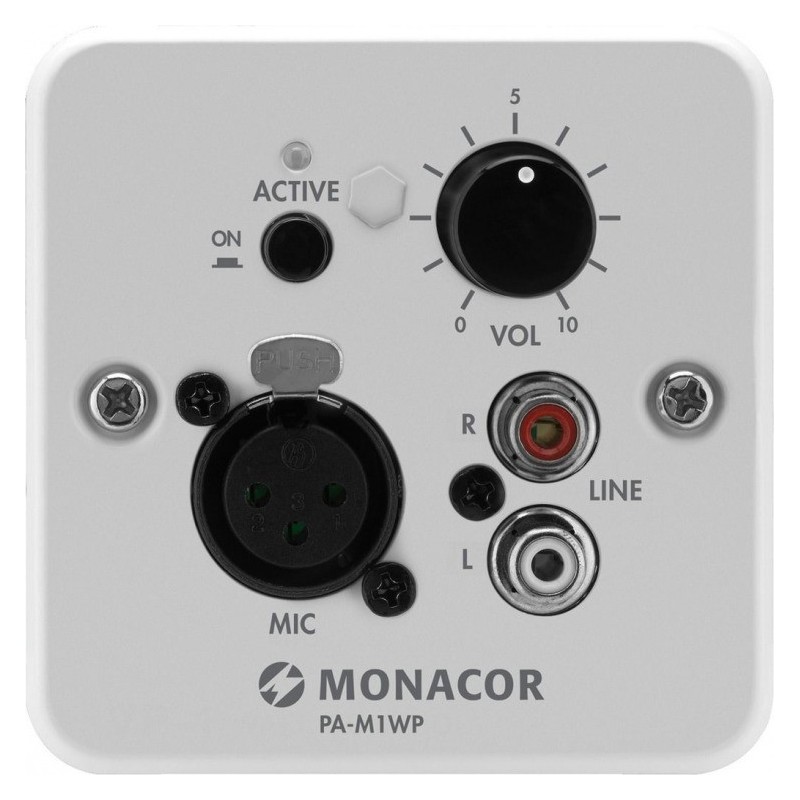 Monacor PA-M1WP - panel ścienny, regulator