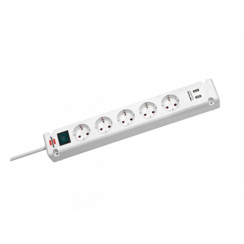 Monacor MC-52USBslsWS - listwa zasilająca z USB