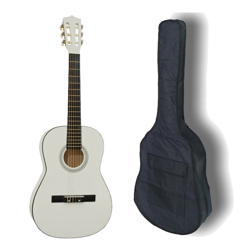 Dimavery AC-303 Classical WH - gitara klasyczna 3sls4 z pokrowcem