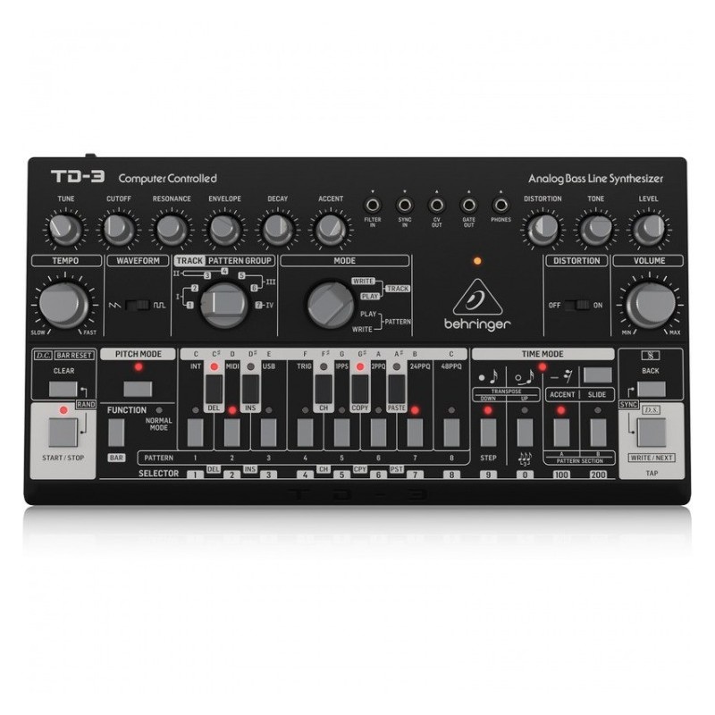 Behringer TD-3 BK - syntezator basowy