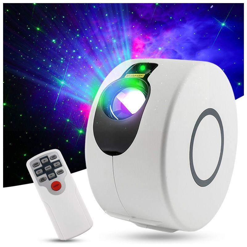 NN AURA - Projektor gwiazd nieba LED rzutnik laser lampka nocna