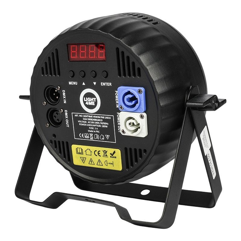Light4Me VENOM PAR 14X15 - Reflektor PAR LED RGBW
