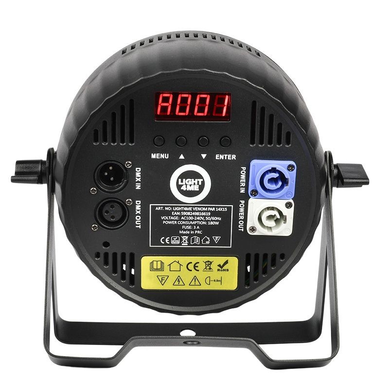 Light4Me VENOM PAR 14X15 - Reflektor PAR LED RGBW