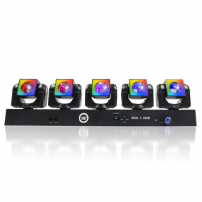 Light4Me BROS 5 BEAM - Efekt świetlny LED, 5 głowic ruchomych