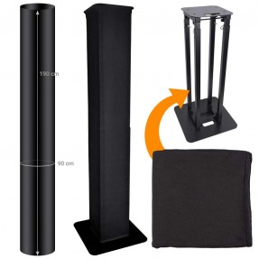 DNA TOTEM TOWER SCRIM BK - Materiałowa osłona z elastycznej lycry