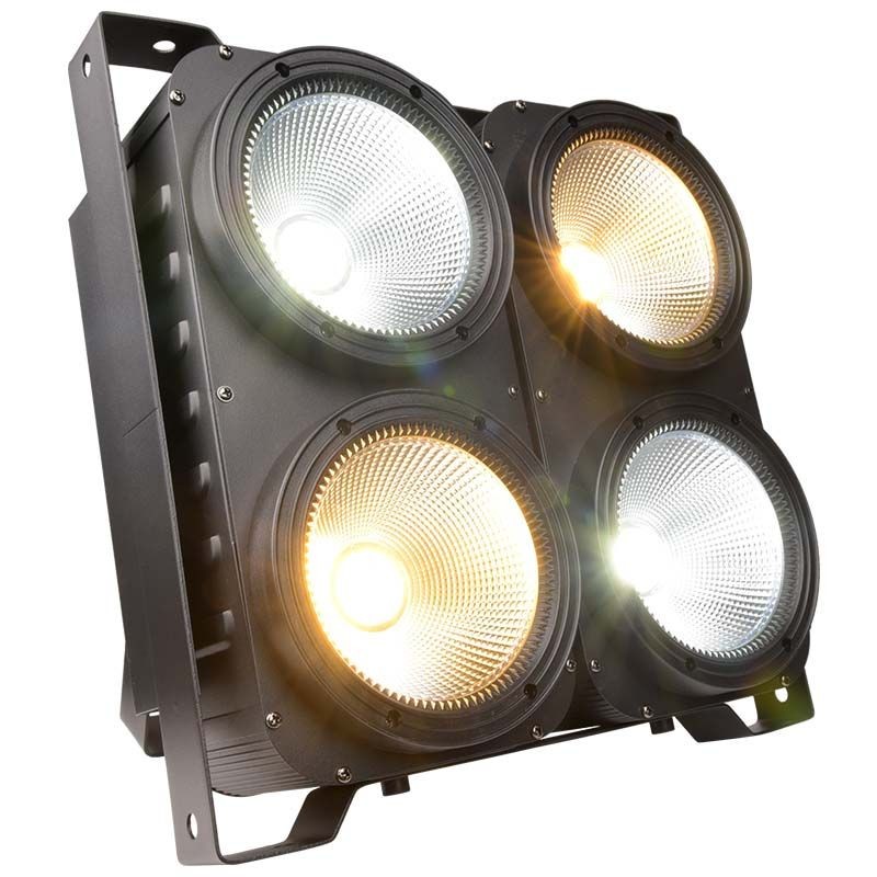 Light4Me BLINDER LED 4x100W - Oświetlacz sceniczny ze stroboskopem